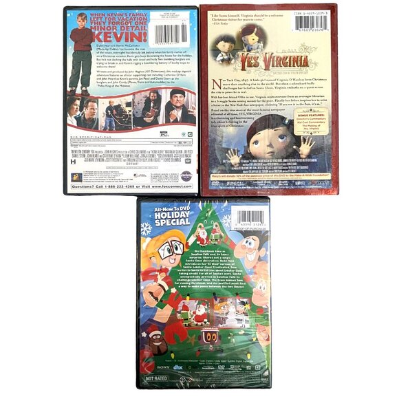 Lot of 3 DVDs Home Alone Yes Viriginia Children Family Christmas Holiday DVD Set - Picture 2 of 5